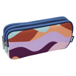 канцеларски,принадлежности,milan,3,zip,the,fun,series,pencil,case,multicolor,(multicolor)