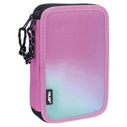 канцеларски,принадлежности,milan,filled,double,decker,sunset,pencil,case,pink