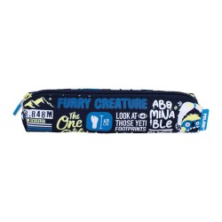 канцеларски,принадлежности,milan,mini,round,the,yeti,2,special,series,pencil,case,blue,(navy,blue)
