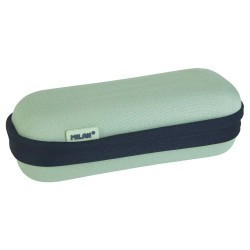 канцеларски,принадлежности,milan,semi,rigid,oval,1918,series,pencil,case,green,(green)