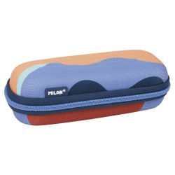 канцеларски,принадлежности,milan,semi,rigid,oval,the,fun,series,pencil,case,blue,(multicolor)