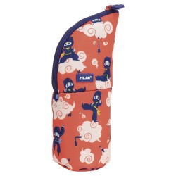 канцеларски,принадлежности,milan,standingr,ninjutsu,special,series,pencil,case,red,(red)