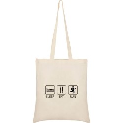 чанта,всички,чанти,kruskis,sleep,eat,and,run,tote,bag,beige,(beige)