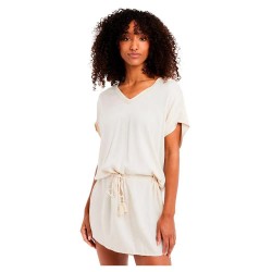Рокля Protest Cis short sleeve dress - Beige (Kitoffwhite) рокля,дамски,поли,и,рокли,protest,cis,short,sleeve,dress,beige,(kitoffwhite)