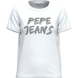 тениска,дамски,тениски,pepe,jeans,bria,short,sleeve,t,shirt,white