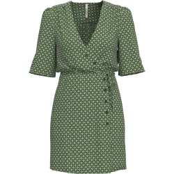рокля,дамски,поли,и,рокли,pepe,jeans,funia,short,sleeve,short,dress,green