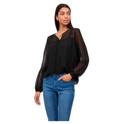 дамски,блузи,дамски,ризи,vila,edee,long,sleeve,blouse,black,(black)