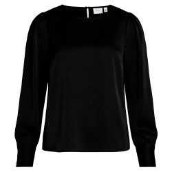 дамски,блузи,дамски,ризи,vila,ellette,long,sleeve,blouse,black,(black)