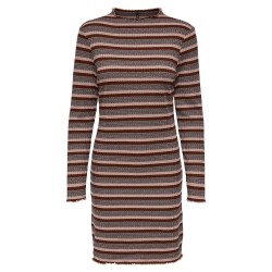рокля,дамски,поли,и,рокли,only,ria,long,sleeve,dress,brown,(rose,smoke,stripes,night,sky,+,cherry,mahogany)