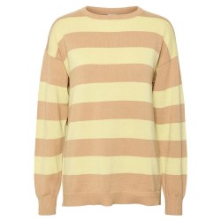 блуза,дамски,пуловери,дамски,плетени,дрехи,noisy,may,zoe,sweater,yellow,(nomad,stripes,pale,lime,yellow)