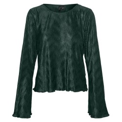 дамски,блузи,дамски,ризи,vero,moda,ziva,long,sleeve,blouse,pine,grove,(green)