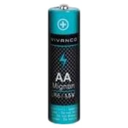 батерии,vivanco,aa,1.5v,alkaline,battery,8,units,clear,(black,blue)