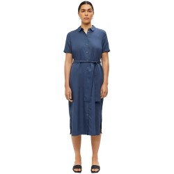 рокля,дамски,поли,и,рокли,object,tilda,isabella,short,sleeve,dress,blue,(blue,indigo)
