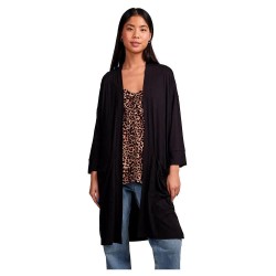 жилетка,дамски,пуловери,дамски,плетени,дрехи,pieces,neora,3,4,cardigan,black,(black)