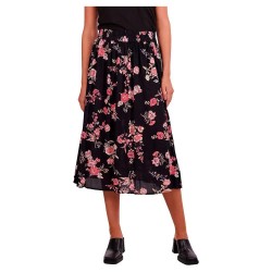 пола,дамски,поли,и,рокли,pieces,nya,high,waist,midi,skirt,black,aop,big,flower,(black)