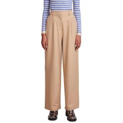 панталони,дамски,панталони,pieces,size,high,waist,pants,beige,(nomad)