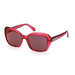 слънчеви,очила,слънчеви,очила,swarovski,sk0383,woman,sunglasses,shiny,pink,smoke,mirror,(pink)