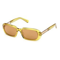 слънчеви,очила,слънчеви,очила,swarovski,sk0388,woman,sunglasses,shiny,yellow,brown,mirror,(yellow)
