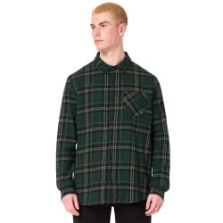карирана,риза,мъжки,ризи,oakley,podium,plaid,flannel,long,sleeve,shirt,green,(black,green,check)