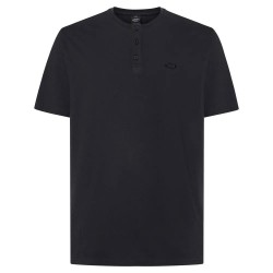 тениска,мъжки,тениски,oakley,relax,henley,2.0,short,sleeve,t,shirt,black,(blackout)