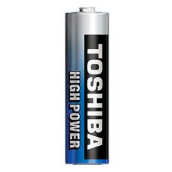 батерии,toshiba,high,power,lr6,aa,alkaline,battery,4,units,clear,(silver)