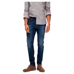 дънки,мъжки,панталони,selected,leon,slim,fit,jeans,blue