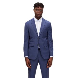 сако,мъжки,сака,selected,neil,slim,fit,blazer,navy,blazer,checks,(blue)