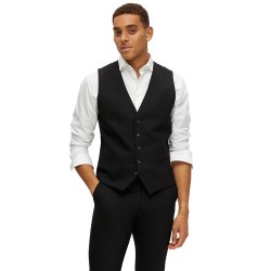 потник,мъжки,потници,selected,neil,slim,fit,vest,black