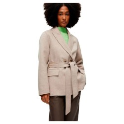 Яке Selected Tara jacket - Beige (Sandshell / Detail Melnage) яке,дамски,якета,и,палта,selected,tara,jacket,beige,(sandshell,detail,melnage)