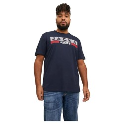тениска,мъжки,тениски,jack,&,jones,logo,2,colors,short,sleeve,t,shirt,navy,blazer,print,play,4,(blue)