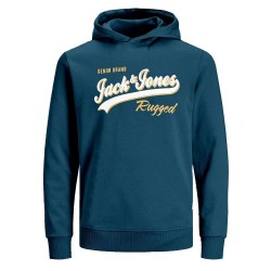 суичър,детски,блузи,jack,&,jones,logo,hoodie,blue,(sailor,blue)