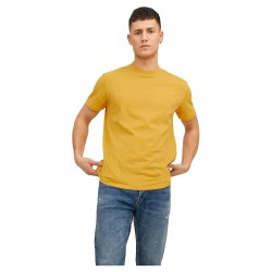 тениска,мъжки,тениски,jack,&,jones,organic,basic,short,sleeve,t,shirt,yellow,(honey,gold)