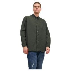 риза,с,дълъг,ръкав,мъжки,ризи,jack,&,jones,oxford,plus,size,long,sleeve,shirt,green,(forest,night,fit,plus,size)