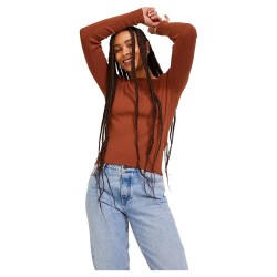 блуза,дамски,пуловери,дамски,плетени,дрехи,jack,&,jones,taya,ribbed,sweater,brown,(bombay,brown)