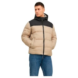 яке,мъжки,якета,jack,&,jones,toby,puffer,jacket,beige,(crockery,detail,black,blocking)