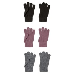 ръкавици,ръкавици,шапки,и,шалове,name,it,magic,gloves,3,pairs,black,(wistful,mauve,pack,3,pack,with,grey,melange,black)