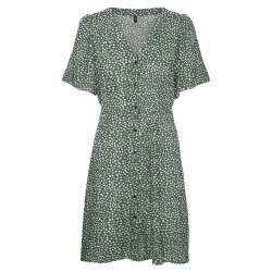 рокля,дамски,поли,и,рокли,vero,moda,alba,short,sleeve,short,dress,laurel,wreath,aop,joey,dot,(green)
