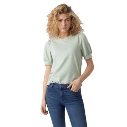 тениска,дамски,тениски,vero,moda,kerry,2,4,short,sleeve,t,shirt,silt,green,(green)