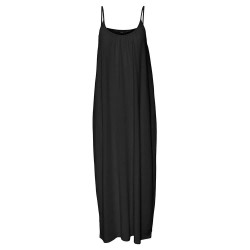 рокля,дамски,поли,и,рокли,vero,moda,luna,singlet,sleeveless,long,dress,black,(black)