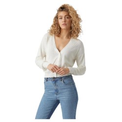блуза,дамски,пуловери,дамски,плетени,дрехи,vero,moda,newlexsun,short,v,neck,sweater,white,(snow,white)
