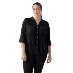 риза,с,дълъг,ръкав,дамски,блузи,дамски,ризи,vero,moda,curve,bumpy,new,long,sleeve,shirt,black