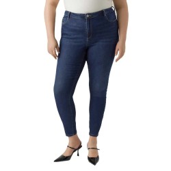 дънки,дамски,панталони,vero,moda,curve,phia,skinny,fit,gu3113,high,waist,jeans,blue,(dark,blue,denim)
