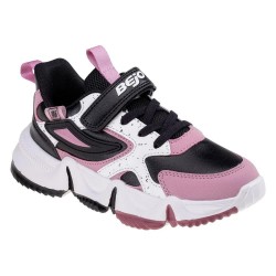 маратонки,детски,маратонки,bejo,baglen,trainers,black,pink,(black,dusky,orchid,white)