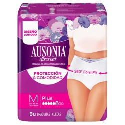 хигиена,тяло,ausonia,discreet,pants,plus,tm,compresses,9,units,pink,(multicolor)