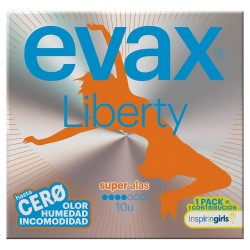 хигиена,тяло,evax,liberty,super,wings,compresses,10,units,clear,(multicolor)