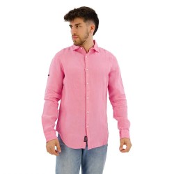 риза,с,дълъг,ръкав,мъжки,ризи,superdry,studios,casual,linen,long,sleeve,shirt,pink,(fuchsia,pink)