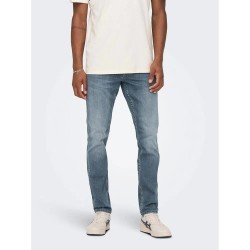 Дънки Only & sons Loom Slim Fit 4064 jeans - Blue (Dark Blue Denim) дънки,мъжки,панталони,only,&,sons,loom,slim,fit,4064,jeans,blue,(dark,blue,denim)