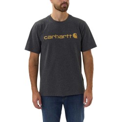 тениска,мъжки,тениски,carhartt,core,logo,relaxed,fit,short,sleeve,t,shirt,carbon,heather,(grey)