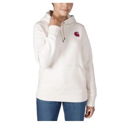 суичър,дамски,блузи,carhartt,logo,hoodie,malt,(beige)