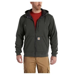 блуза,мъжки,пуловери,carhartt,wind,fighter,relaxed,fit,full,zip,sweatshirt,grey
